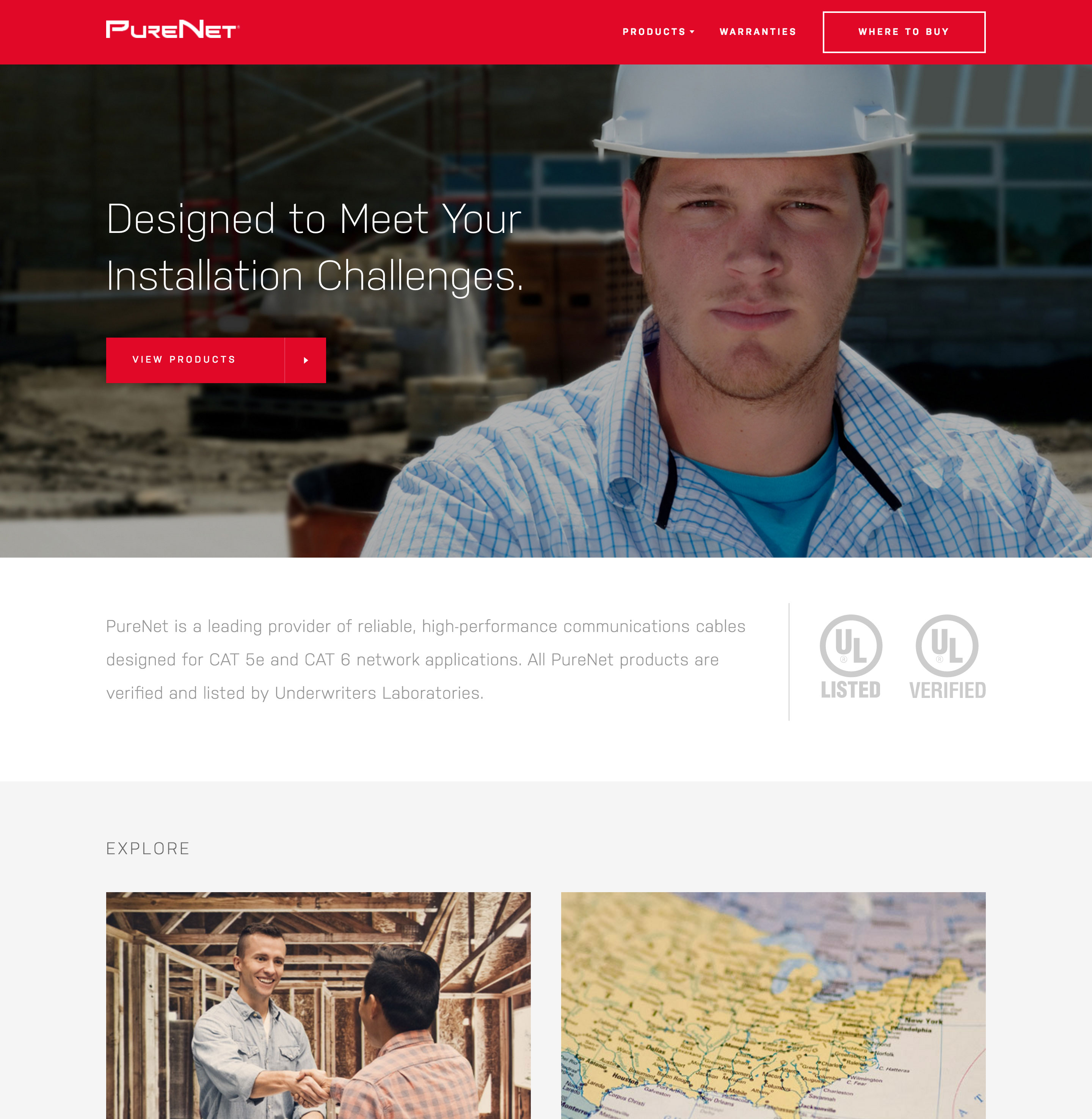 PureNet Homepage