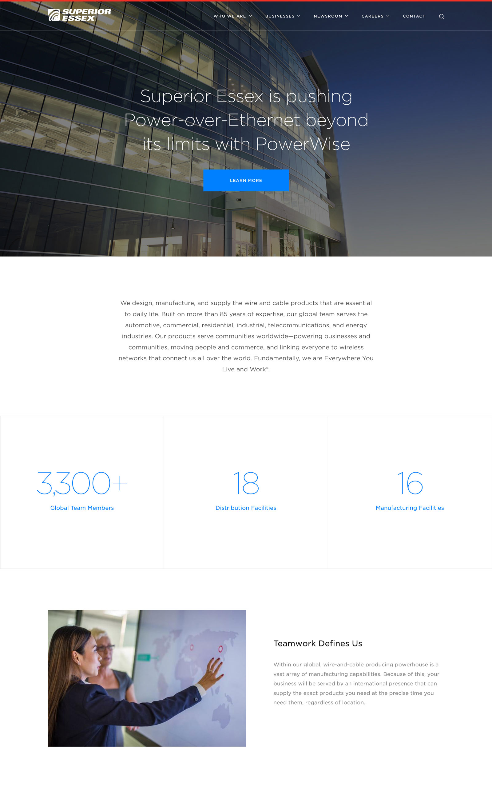 Superior Essex Home Page